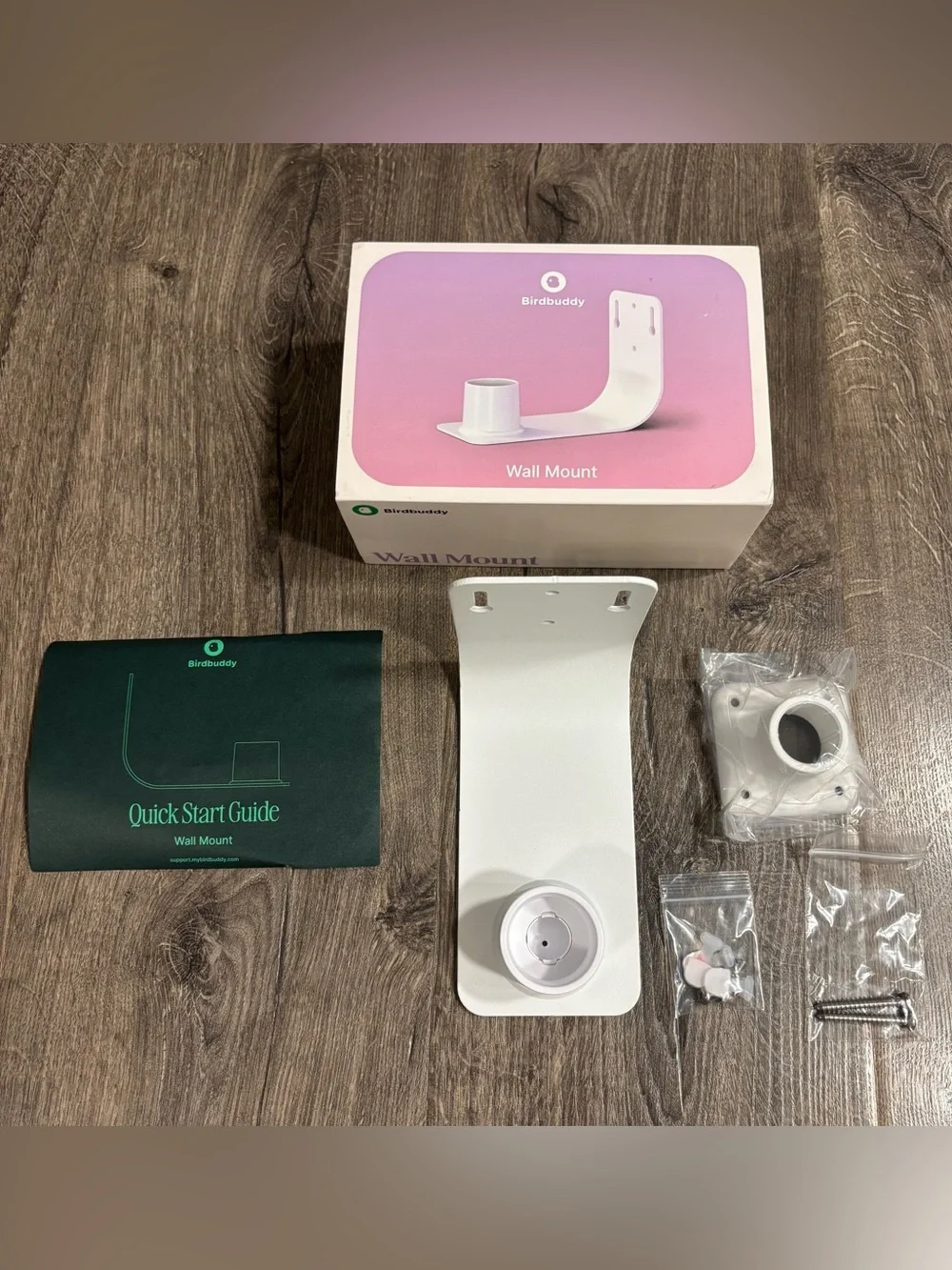 BIRD BUDDY® Original Wall Mount 180-Degree Spinning Wall Mount NIB (Mount Only)